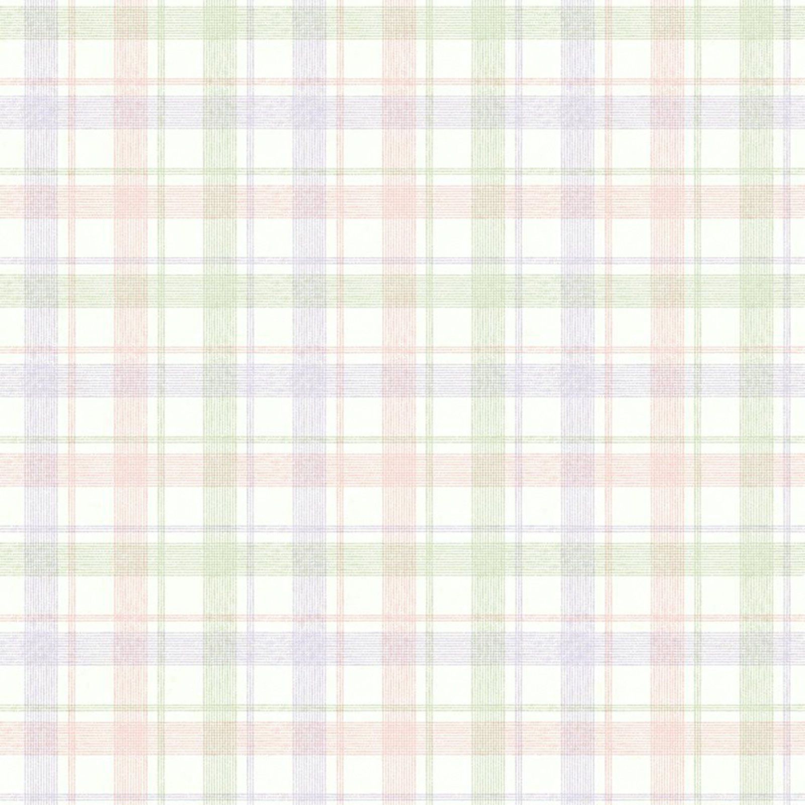 A pink and green plaid pattern - Checkered