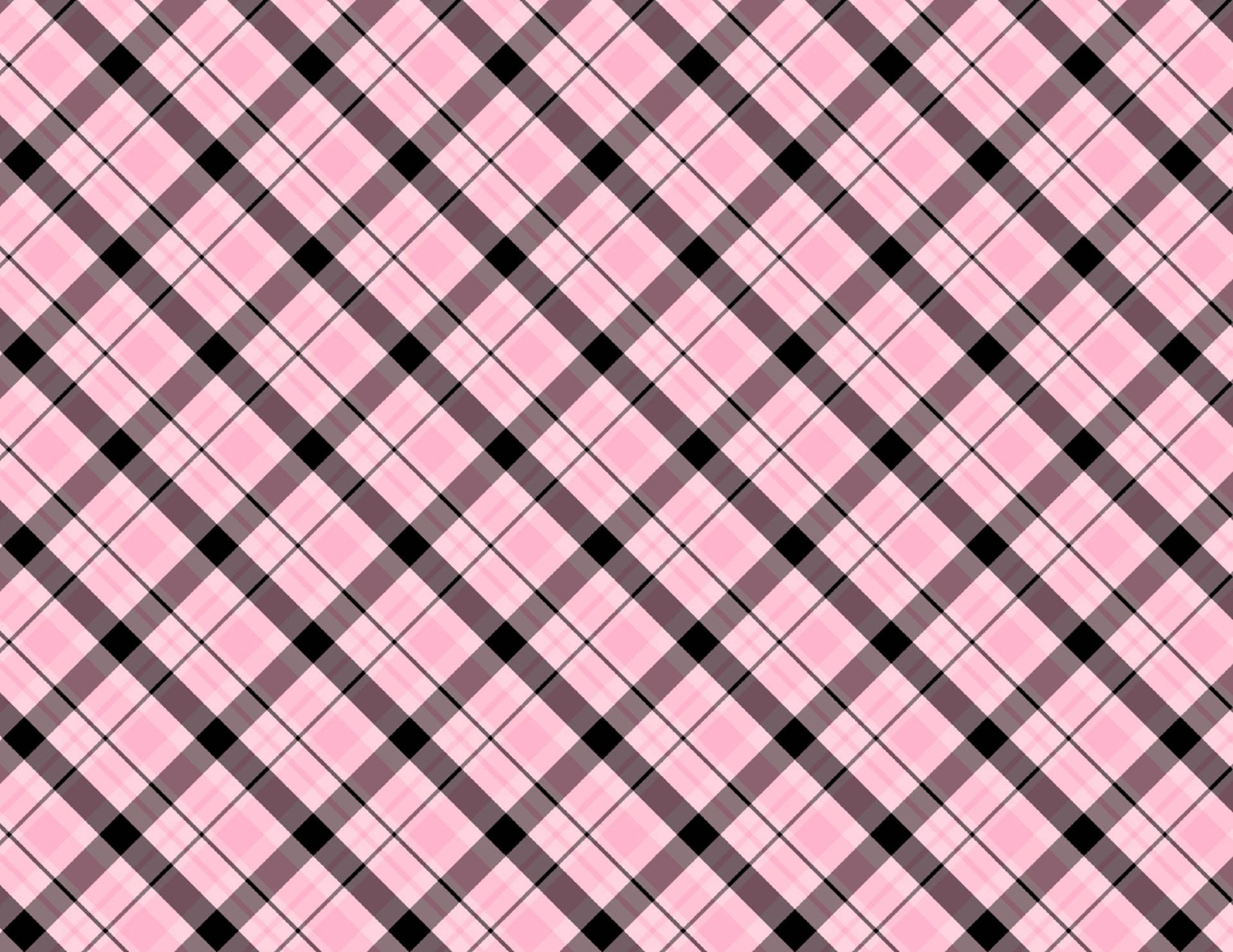 A pink and black plaid pattern - Checkered