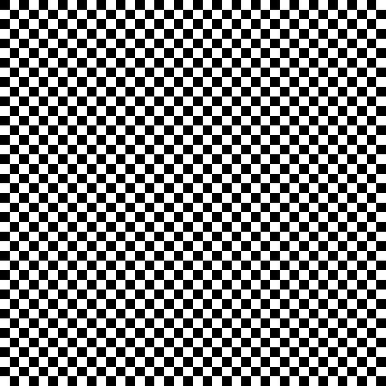 A black and white checkered pattern - Checkered