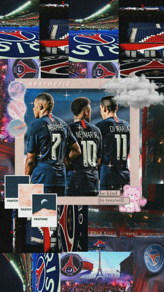 Di maria kylian Mbappe Neymar neymarjr psg wallpaper friends aesthetic soccer football global soccer. Neymar, Neymar jr wallpaper, Neymar jr