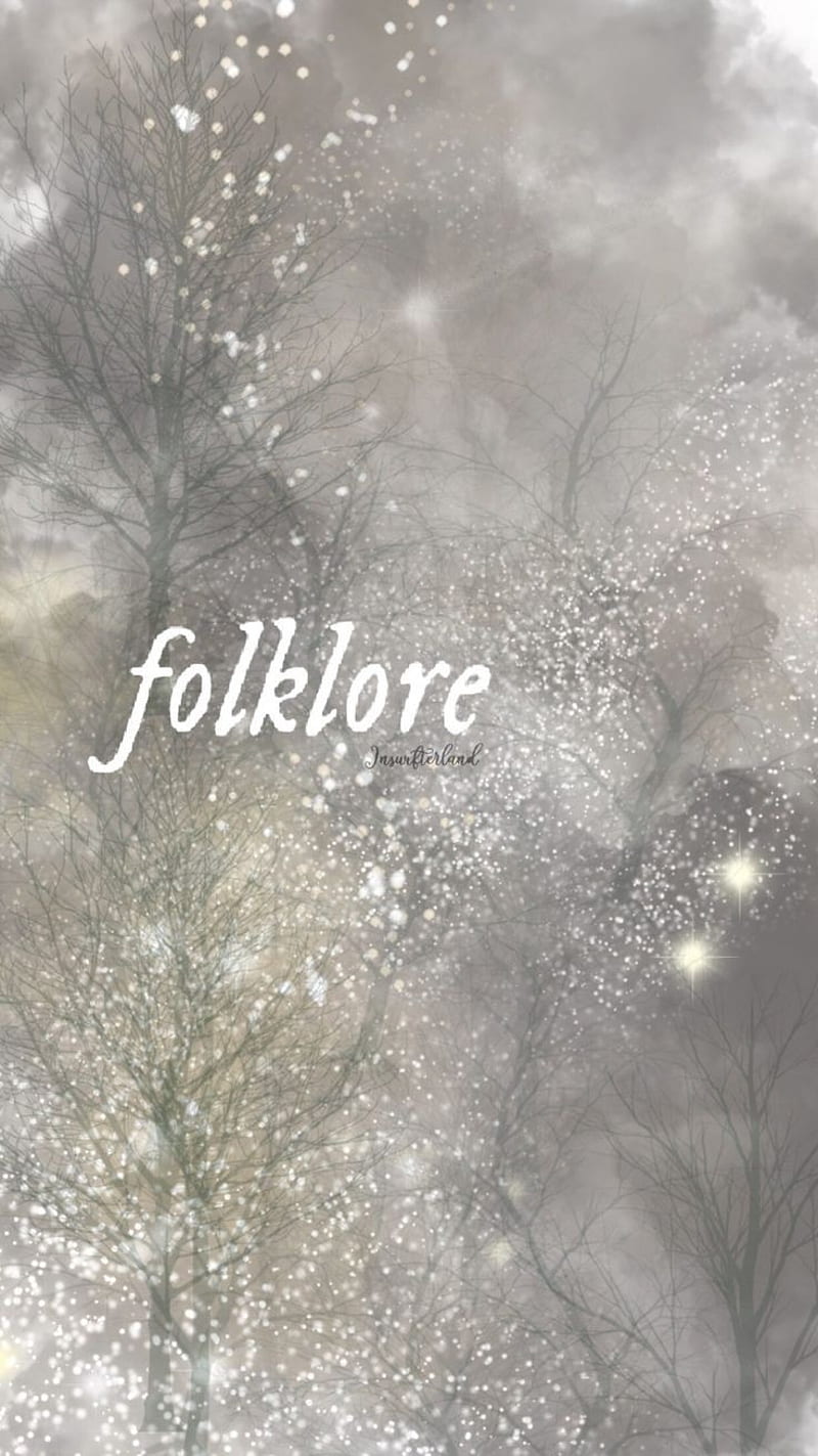 Taylor Swift Folkore, album, folklore, font, snow, taylor swift, text, HD phone wallpaper
