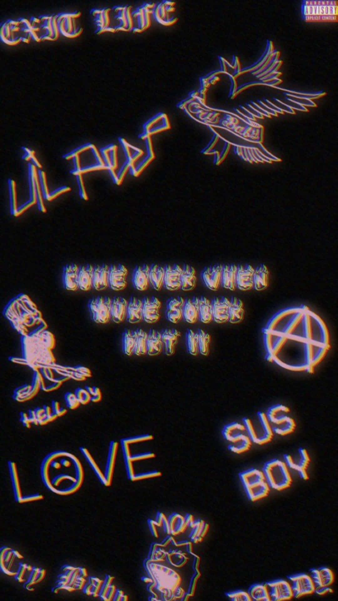 Download Lil Peep Logo Wallpaper