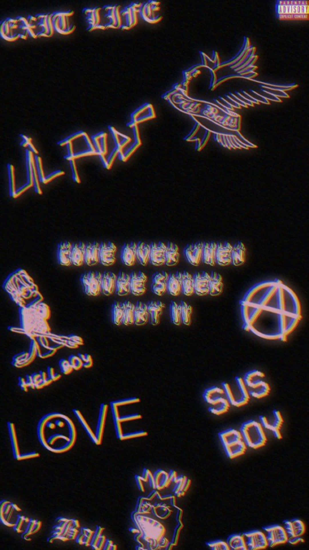 Aesthetic Lil Peep Wallpaper for Phones with high-resolution 1080x1920 pixel. You can use this wallpaper for your iPhone 5, 6, 7, 8, X, XS, XR backgrounds, Mobile Screensaver, or iPad Lock Screen - Lil Peep