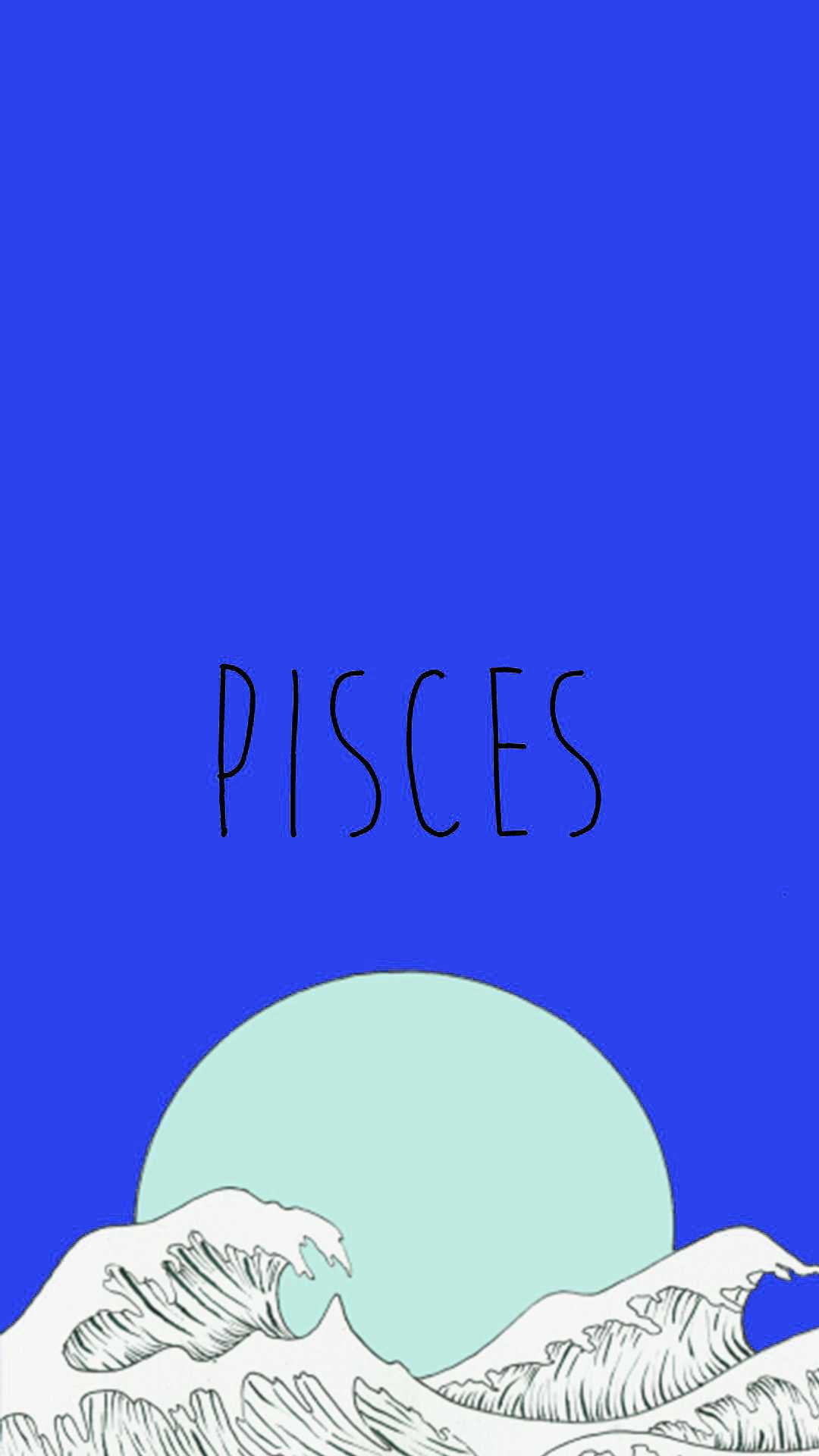 A poster of the zodiac sign pisces - Pisces