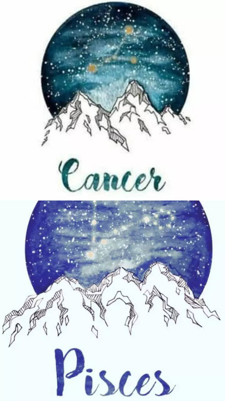 Cancer and Pisces are the most and least compatible in love.  - Pisces, Cancer