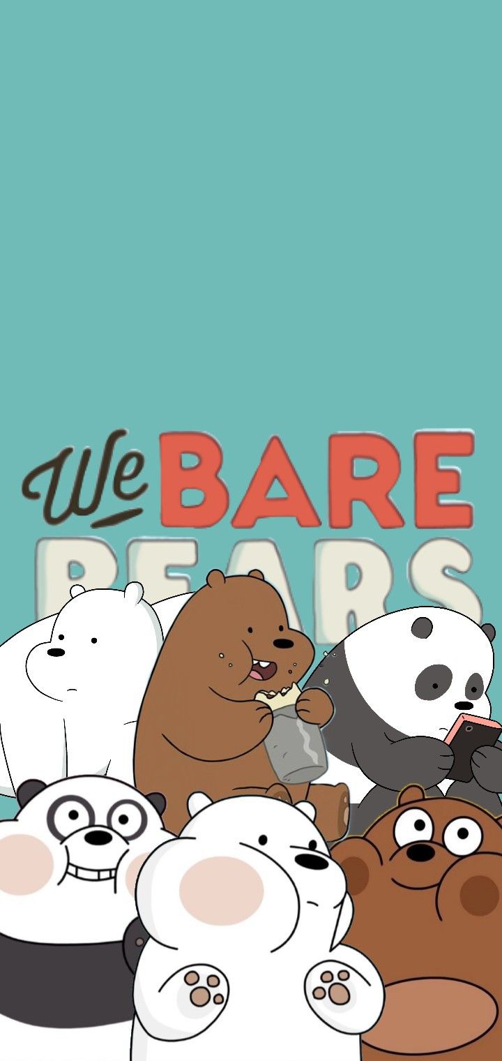 Bare Bears Lockscreen. We bare bears wallpaper, Bear wallpaper, Bare bears