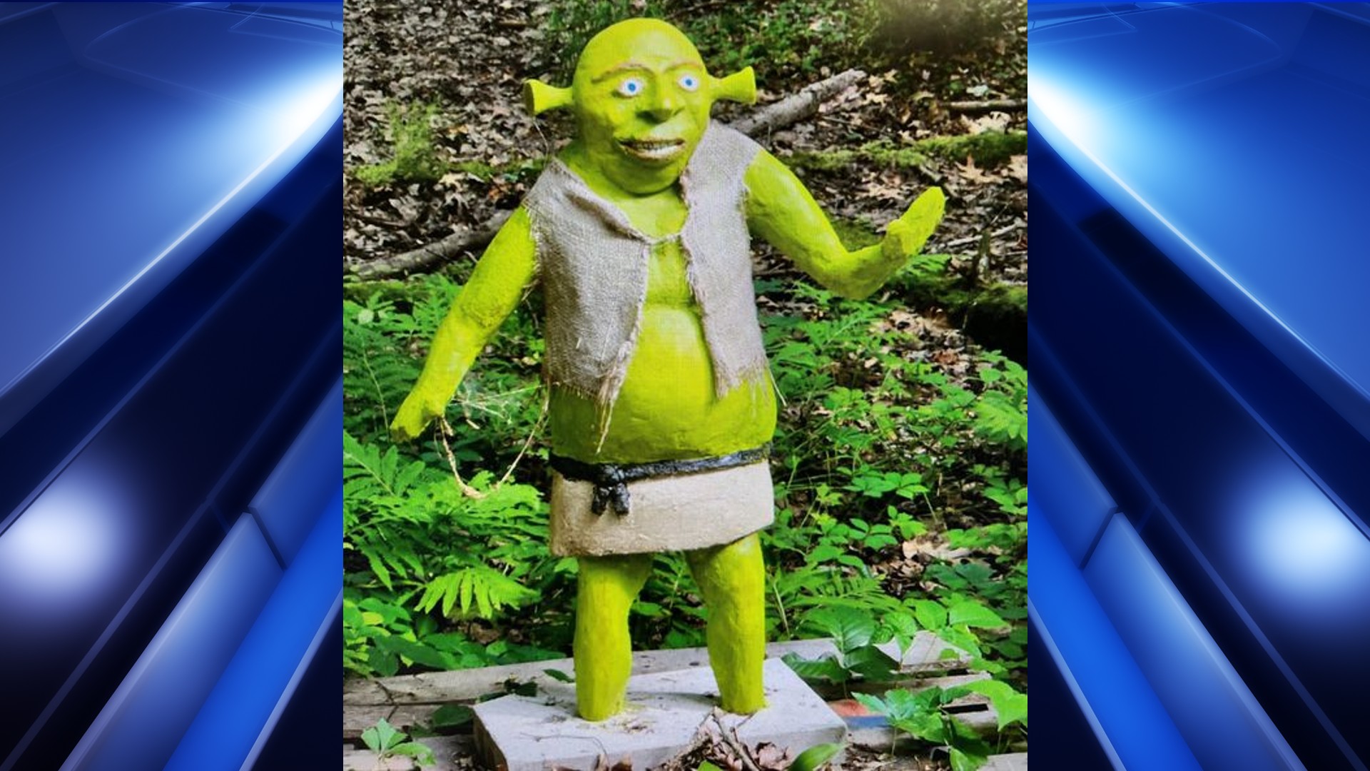 A man was found guilty of stealing a Shrek statue from a garden. - Shrek