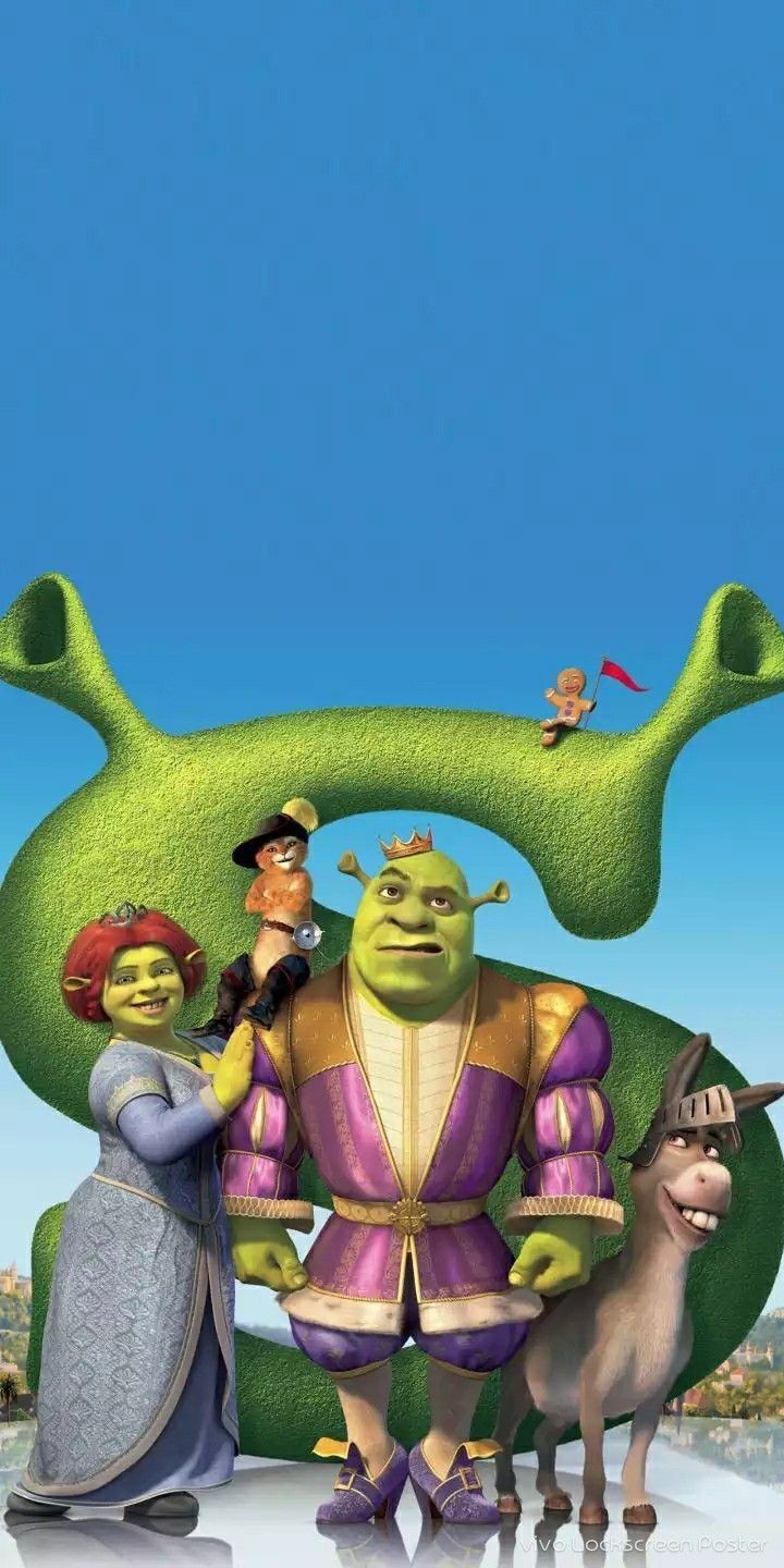 Shrek 2 movie poster - Shrek