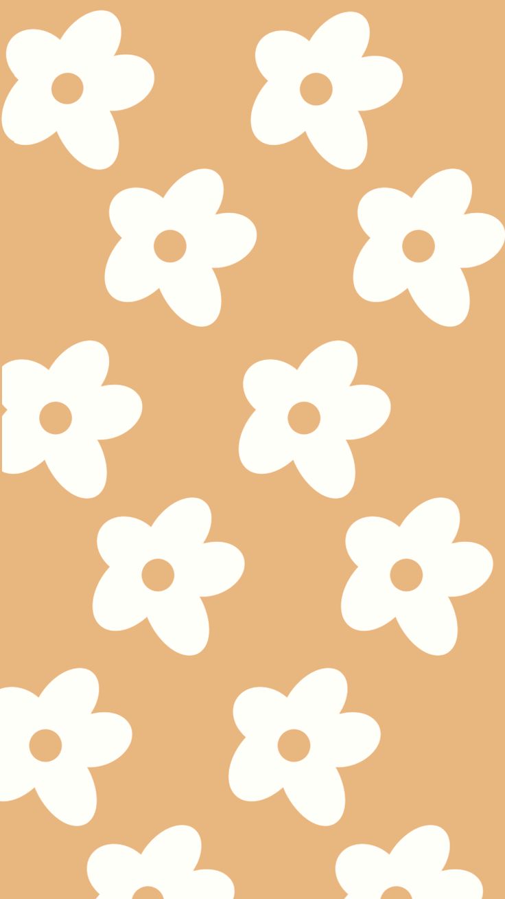 IPhone wallpaper with white flowers on a brown background - Profile picture