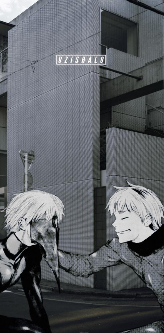 Kaneki and Hide wallpaper