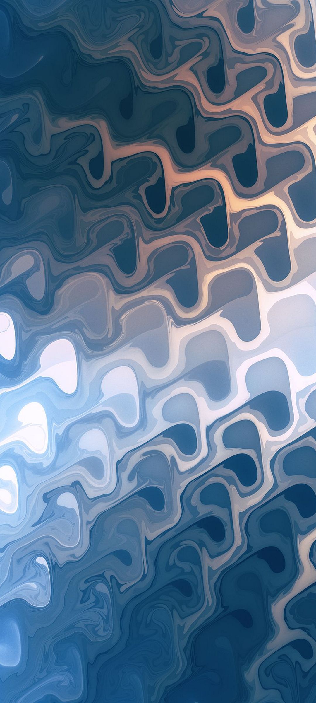 Blue and white abstract wallpaper for iPhone with high-resolution 1080x1920 pixel. You can use this wallpaper for your iPhone 5, 6, 7, 8, X, XS, XR backgrounds, Mobile Screensaver, or iPad Lock Screen - 1080x2400