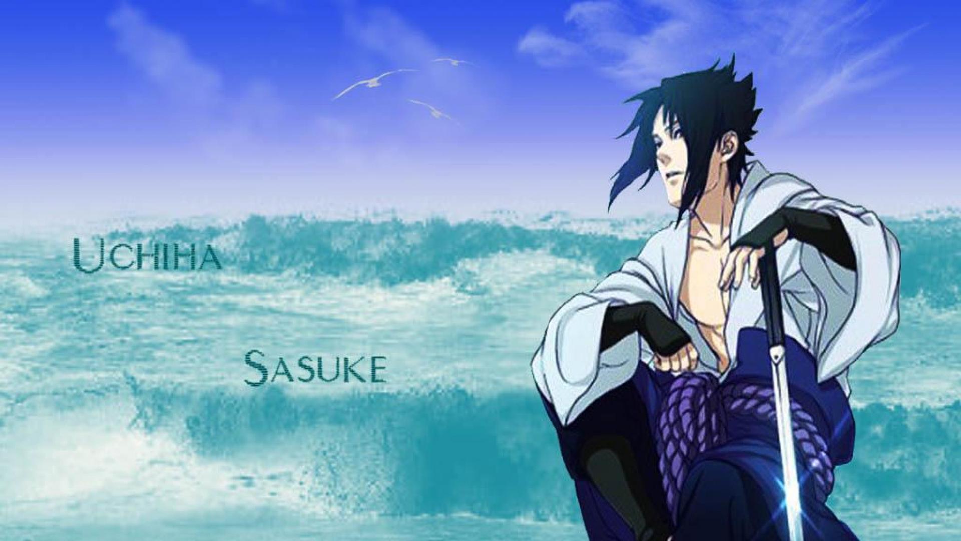 A picture of Sasuke from Naruto with his signature Sharingan eyes - Sasuke Uchiha