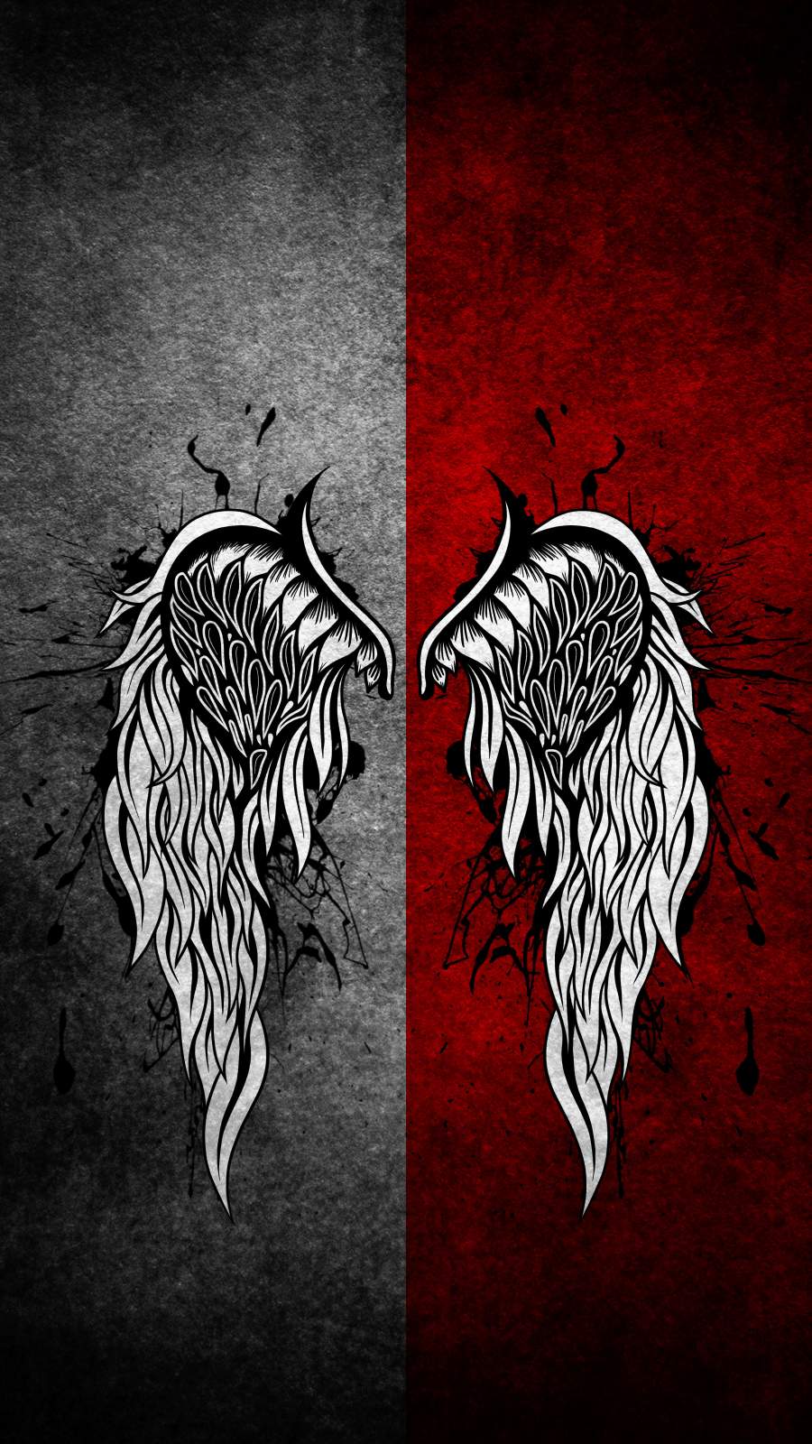 IPhone wallpaper with angel wings. - Wings