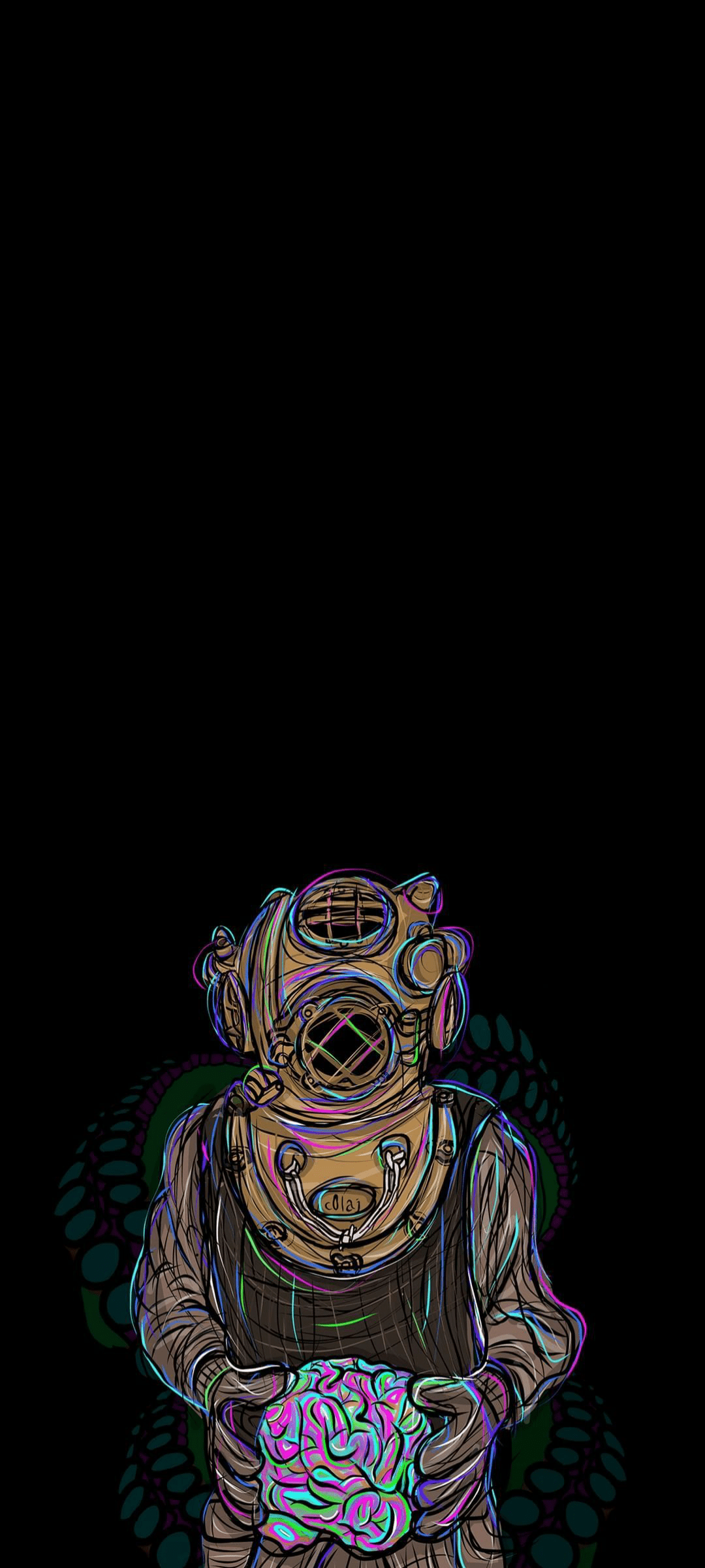 Wallpaper Astronaut, Amoled, Art, Darkness, Space, Background Free Image