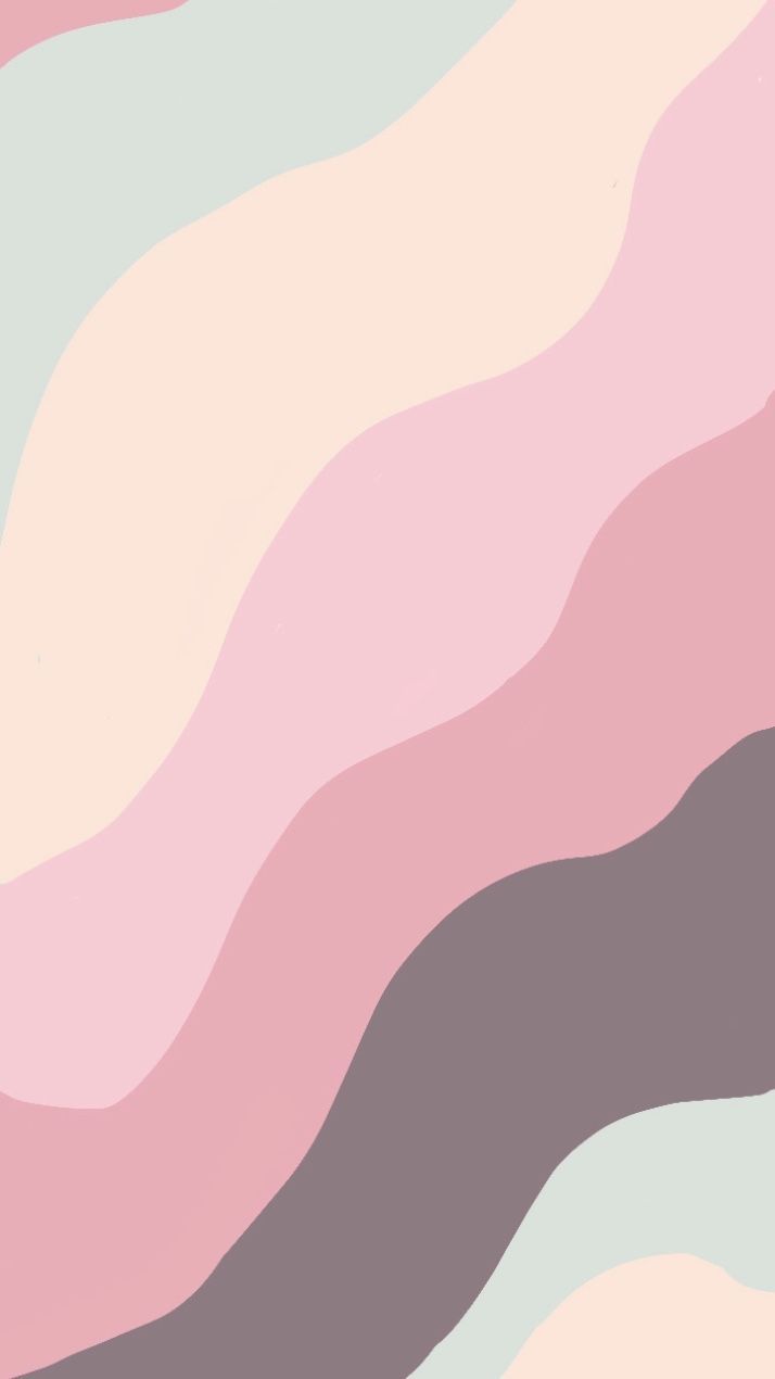A pink and gray wave pattern on white background - Modern