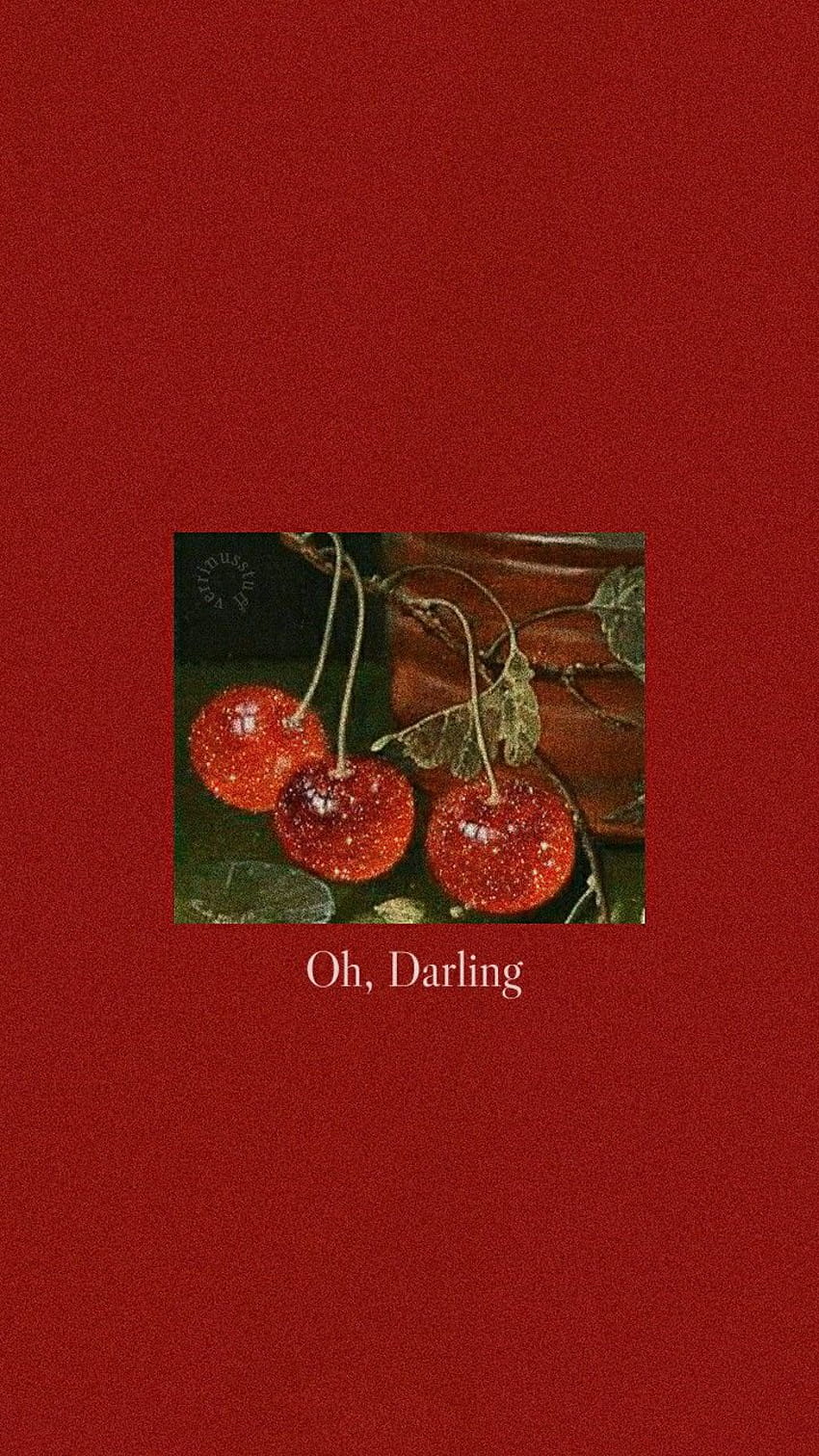 A red book cover with cherries on it - Cherry