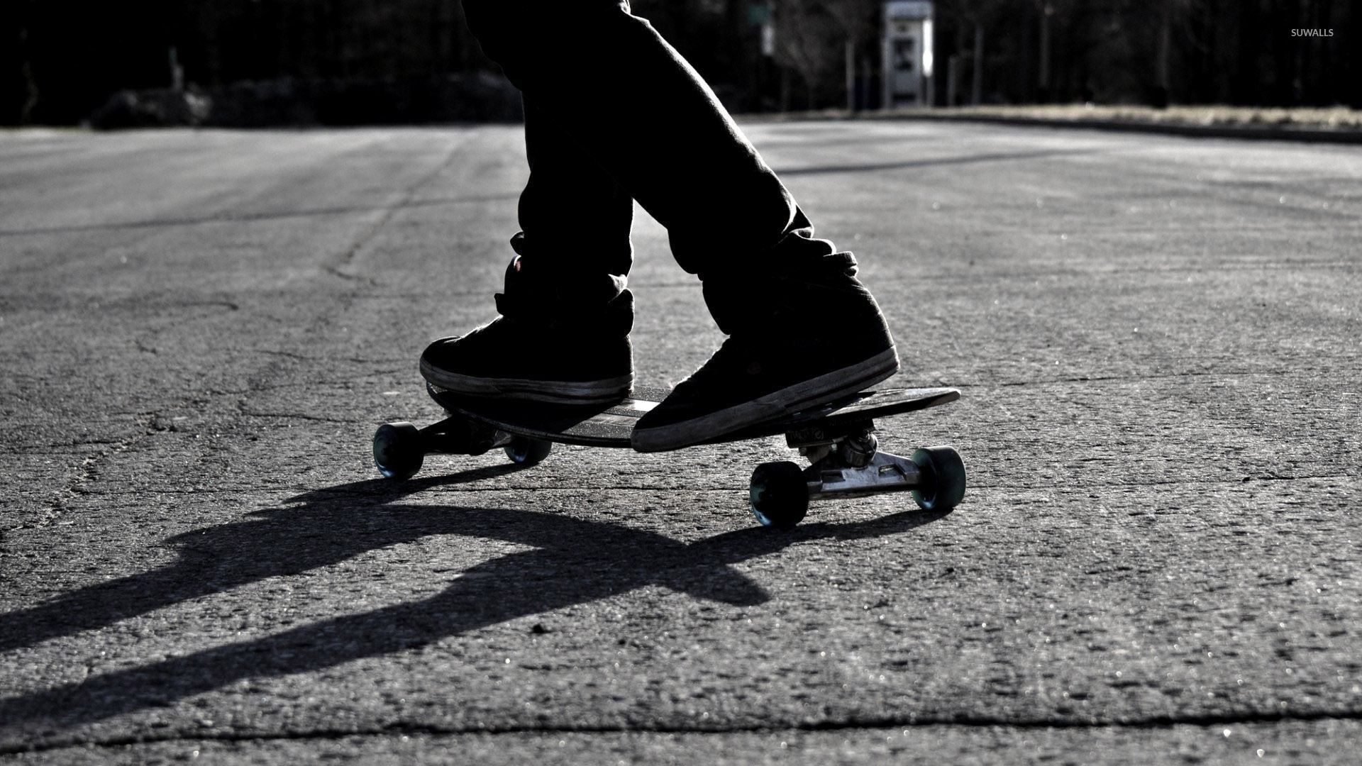 A person on skateboard in the street - Skater