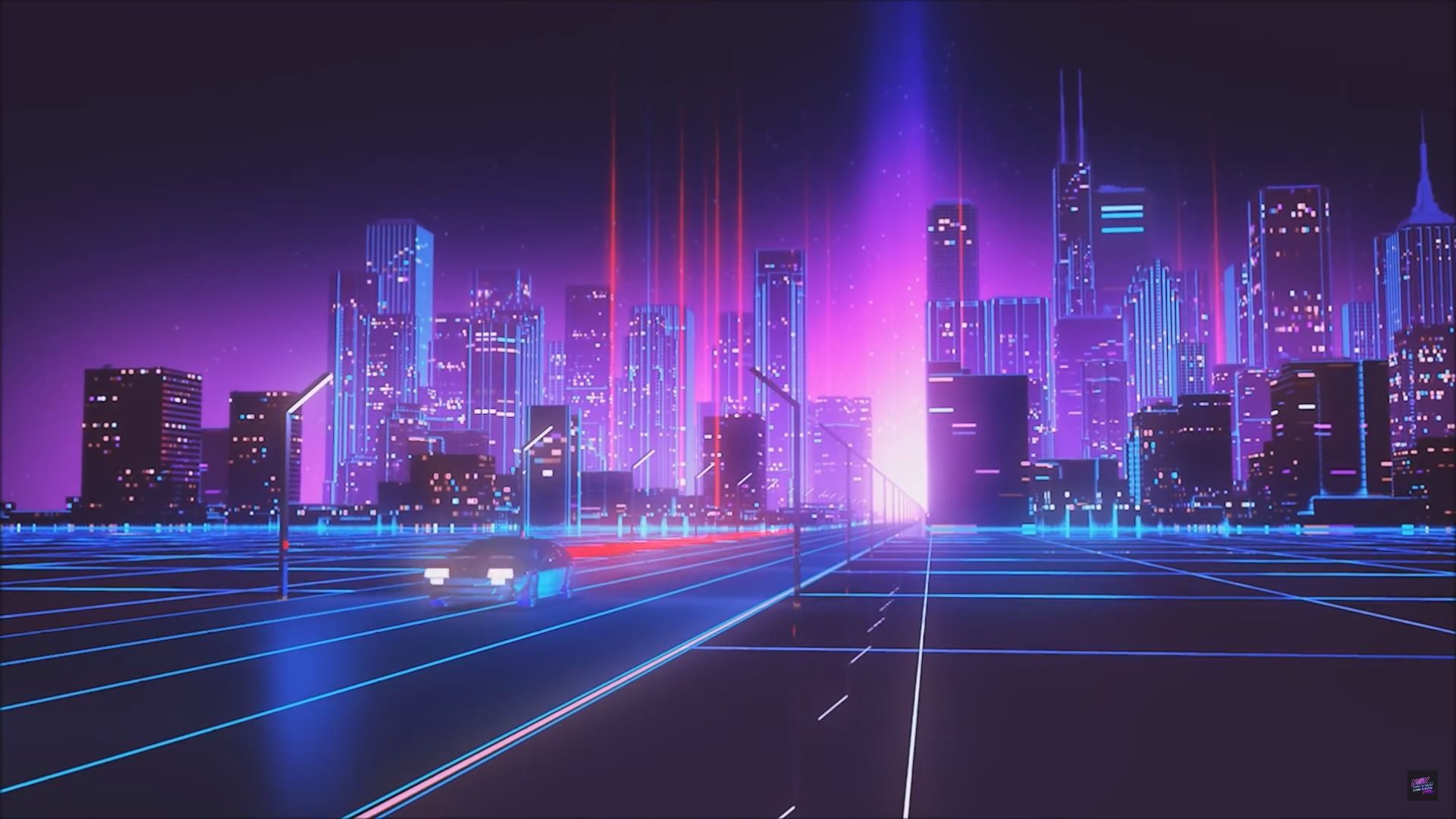 Miami Nights 1984. City wallpaper, Miami night, Synthwave