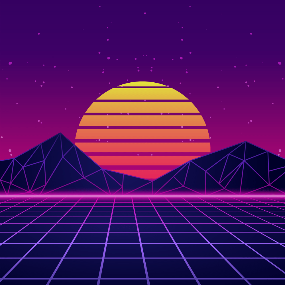 Miami Coast Synthwave Aesthetic Art Print By EDMproject Small. Synthwave Art, Synthwave, Vaporwave Wallpaper