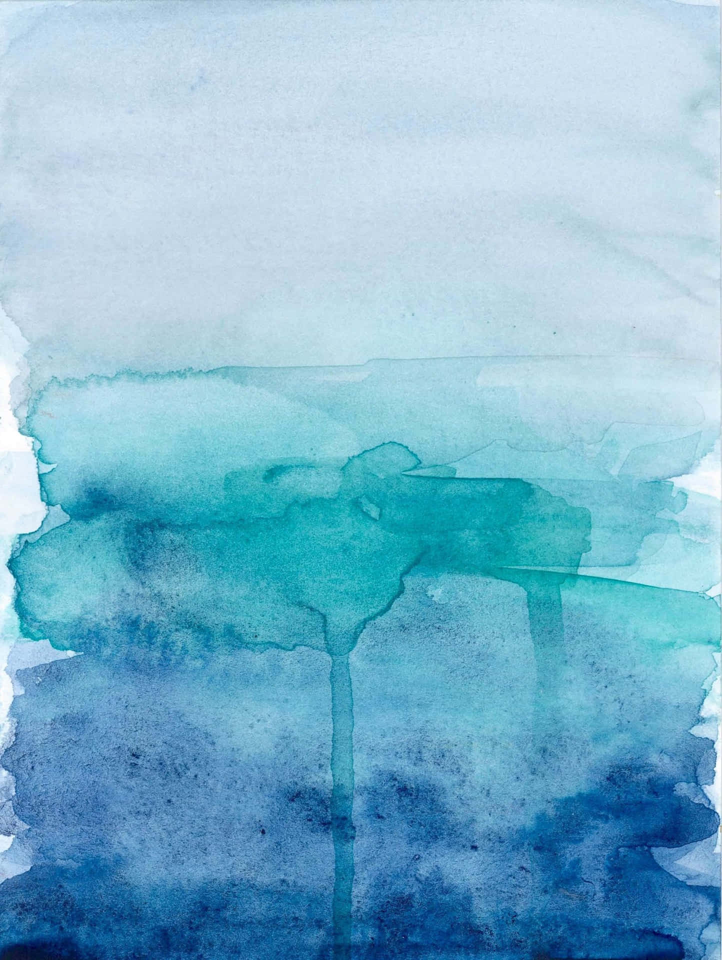Download Dripping Artwork Blue Watercolor Background