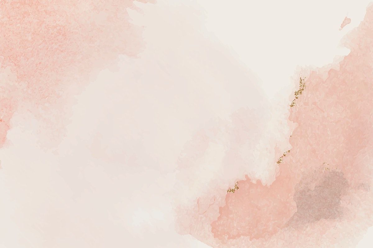 A pink watercolor background with white and gold - Watercolor