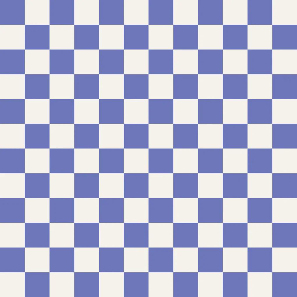 A blue and white checkered pattern - Checkered