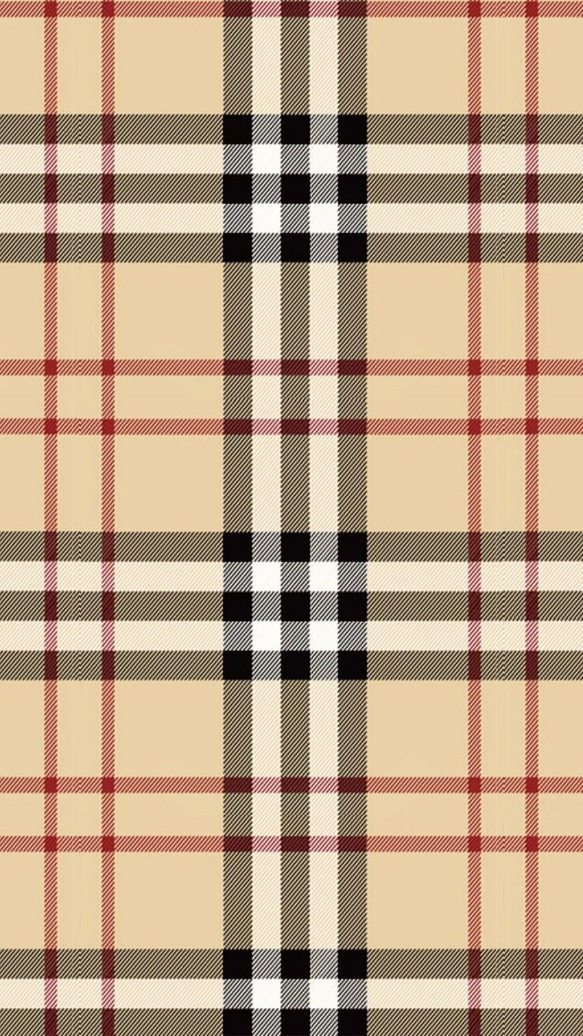 A close up of the burberry checkered pattern - Checkered