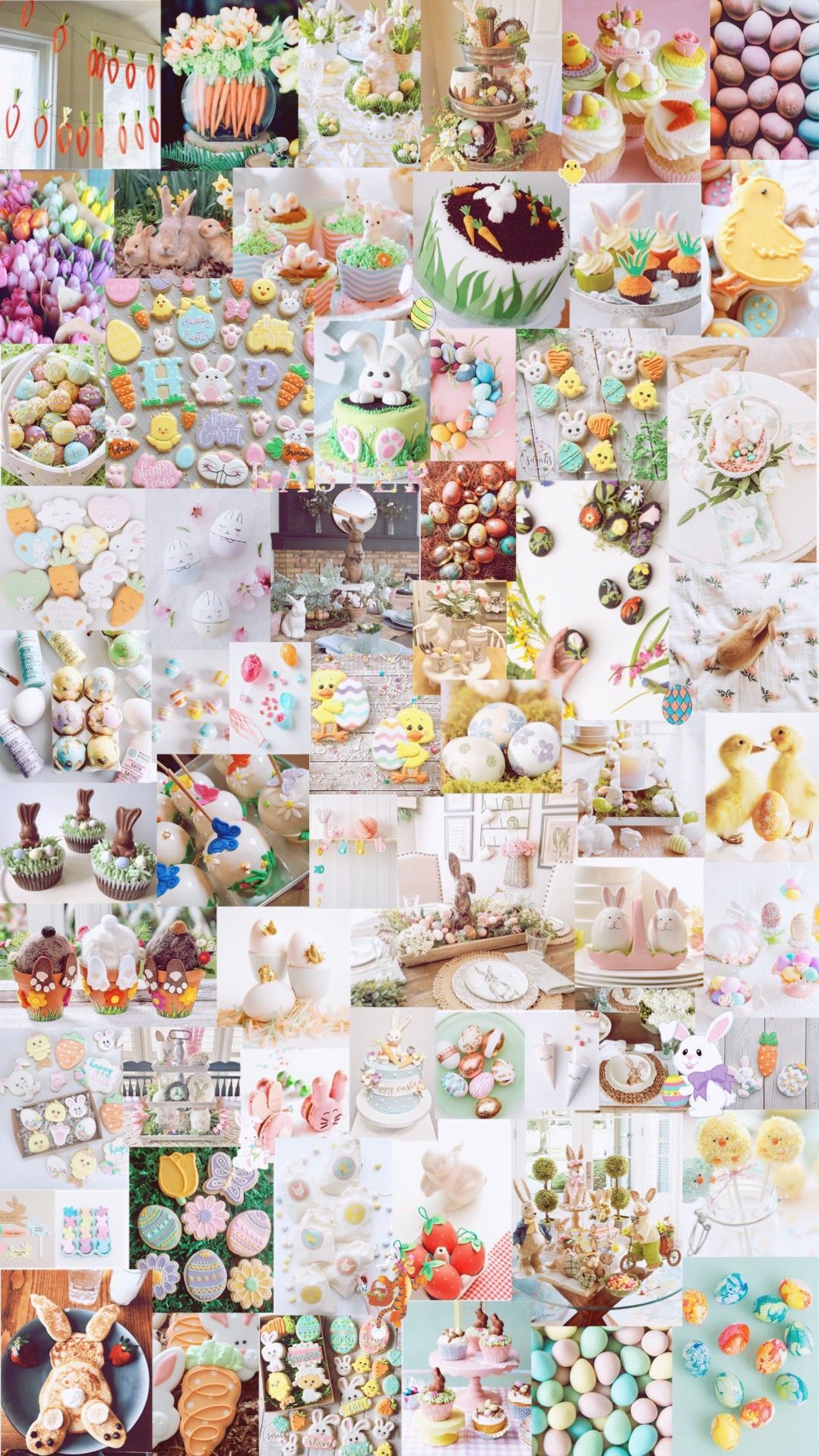 Easter collage. Easter wallpaper, Easter collage, Easter background