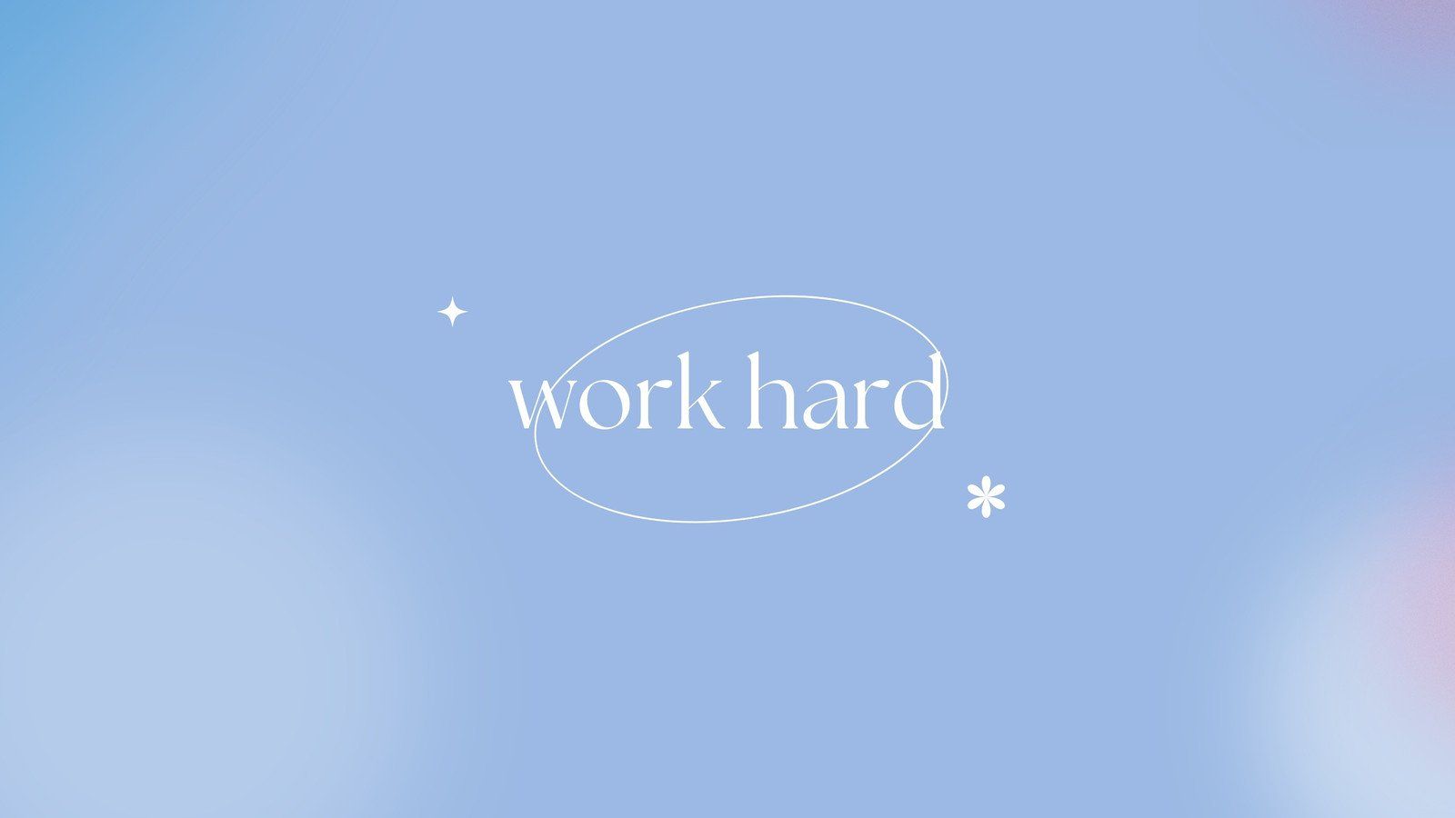 A blue background with the word work hard on it - Blue, dark blue, pastel blue, light blue