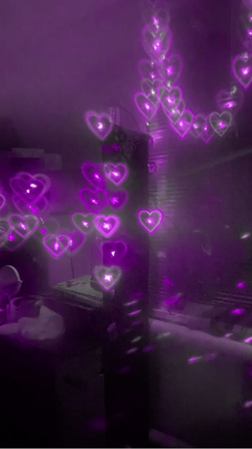 Purple love core, heartcore HD phone wallpaper
