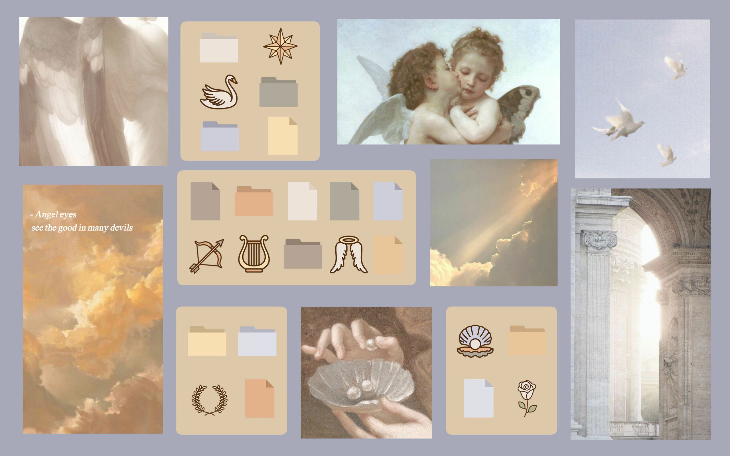 Angelcore Aesthetic Folder Icon Windows Mac Folder Icon