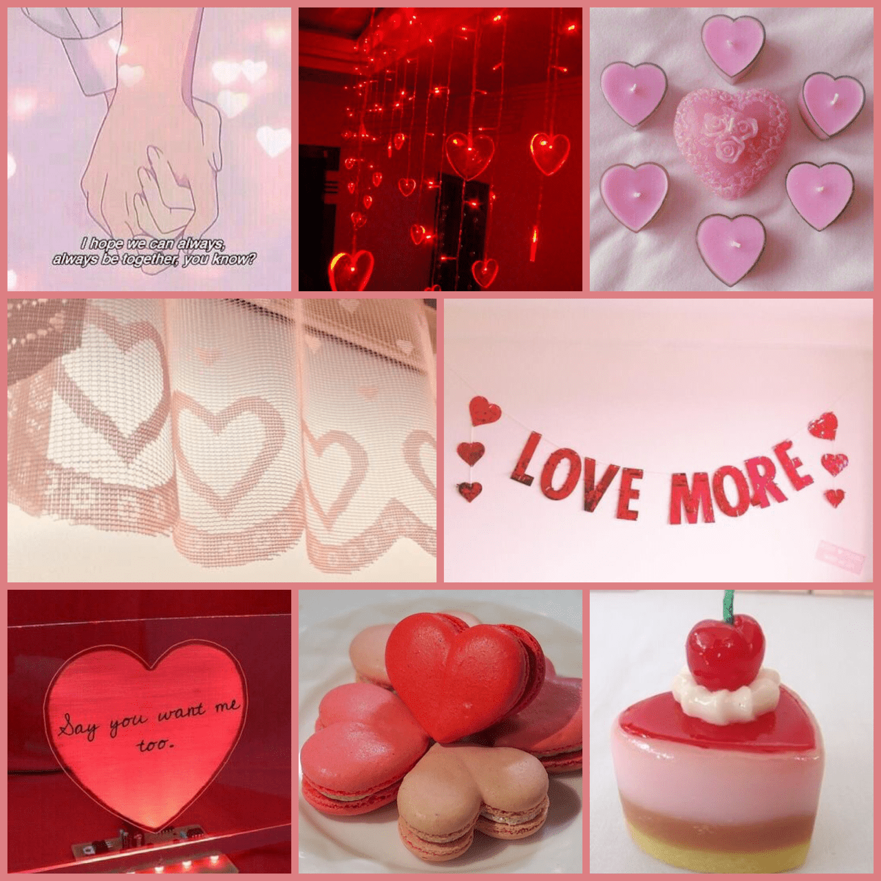 Aesthetic background for valentines day - Lovecore