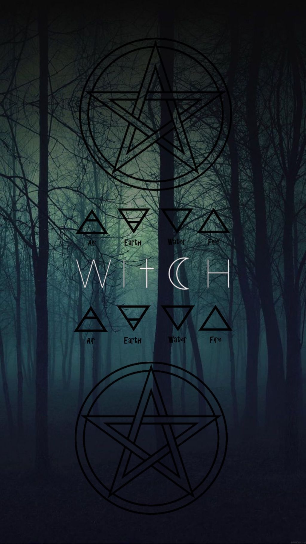 A poster with the word witch in it - Witchcore