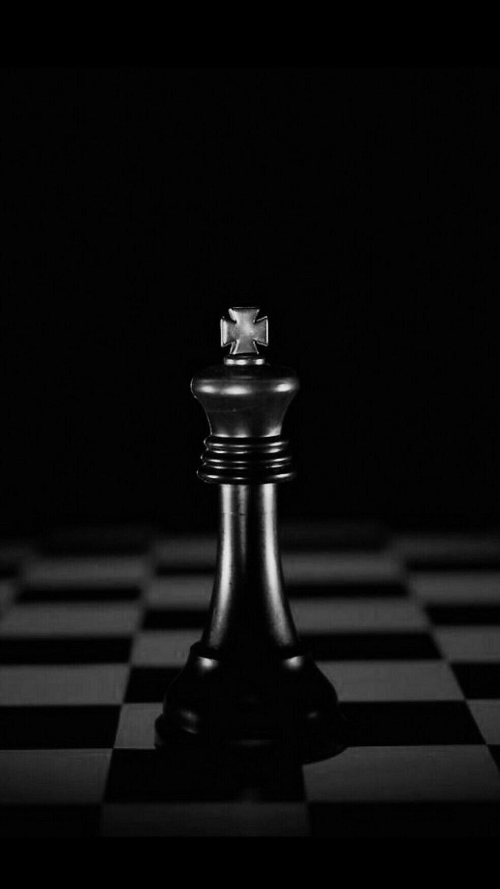 chess aesthetic wallpaper, if you want to see more please follow us. Chess king, Black wallpaper, Black and white picture wall