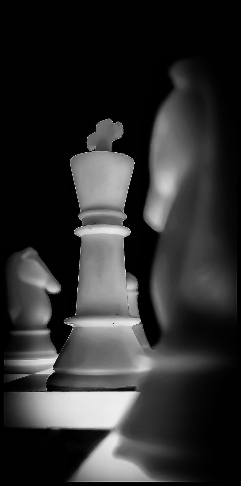 HD white chess wallpaper