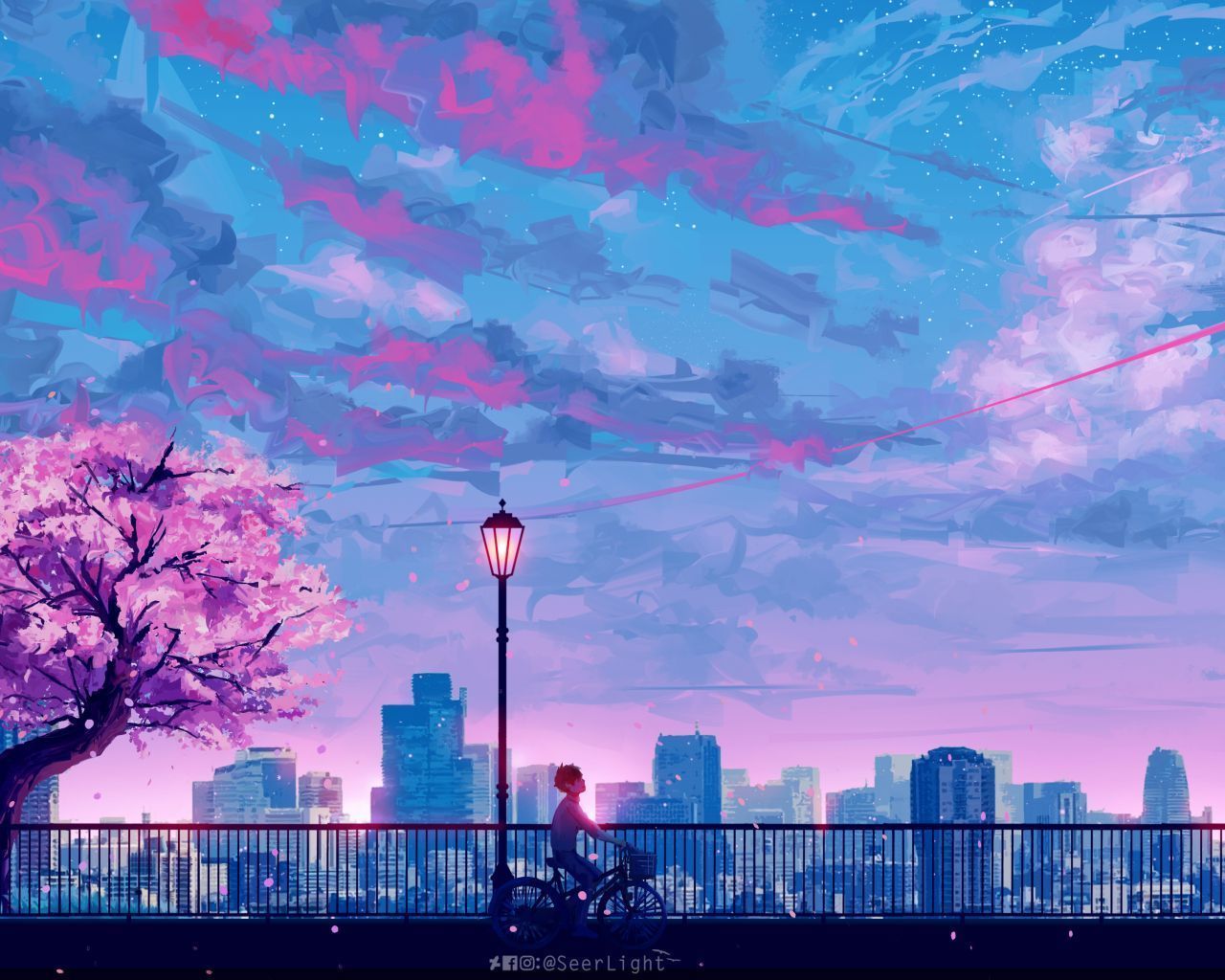 City 4k Anime Art 1280x1024 Resolution Wallpaper, HD Artist 4K Wallpaper, Image, Photo and Background