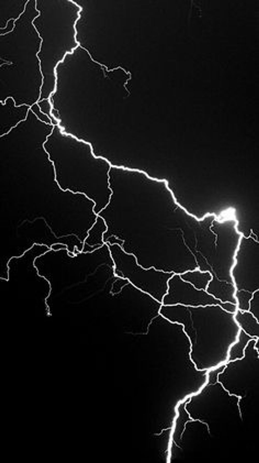 Lightning in the sky - Storm