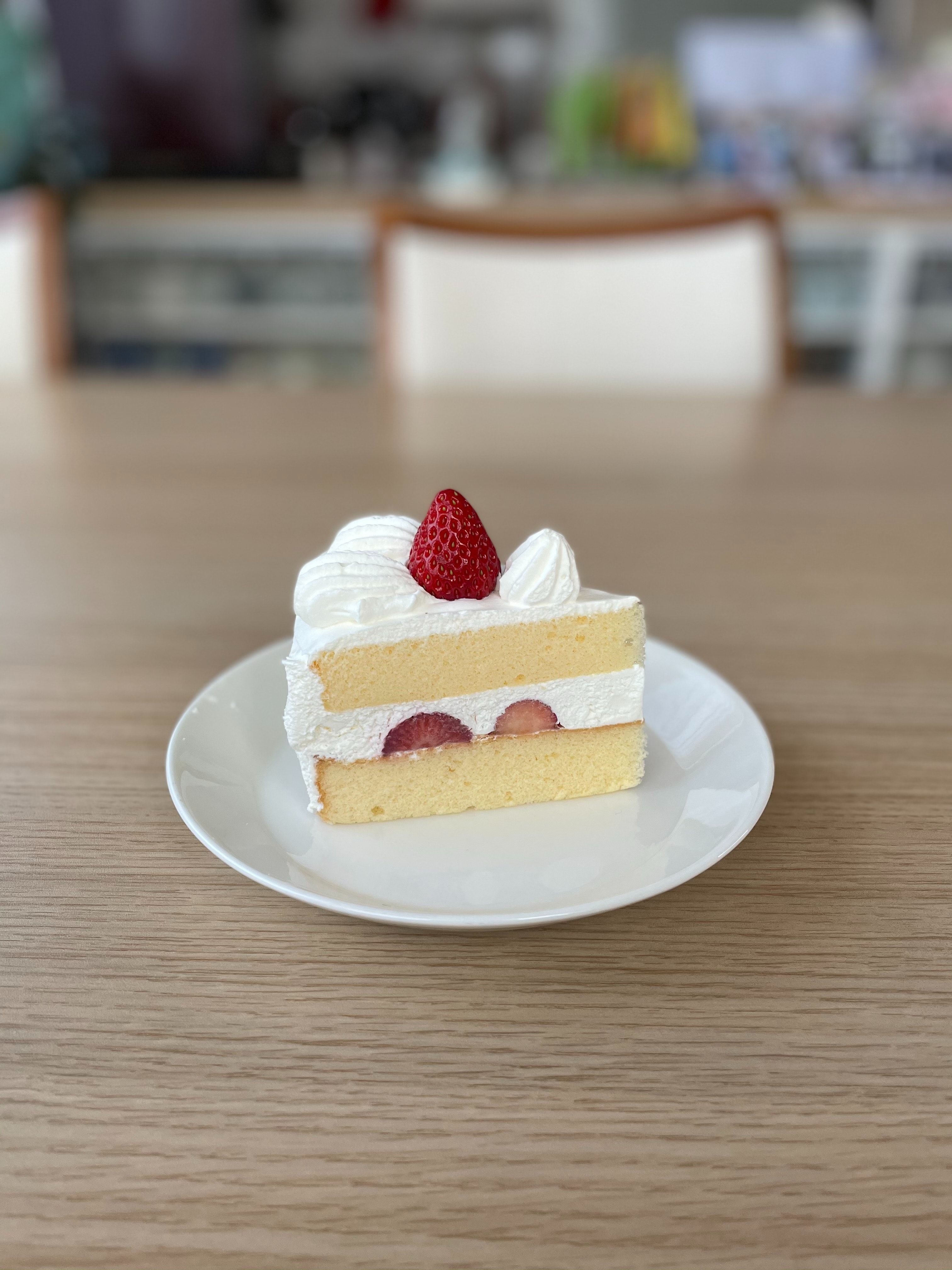 A Slice of Cake on a Plate · Free