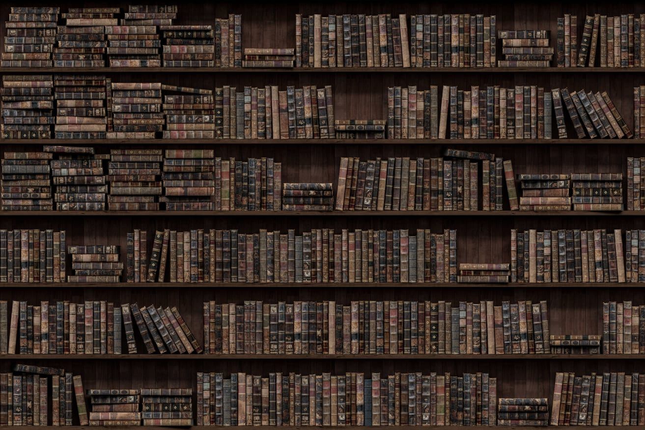 A bookshelf with many books on it - Bookshelf