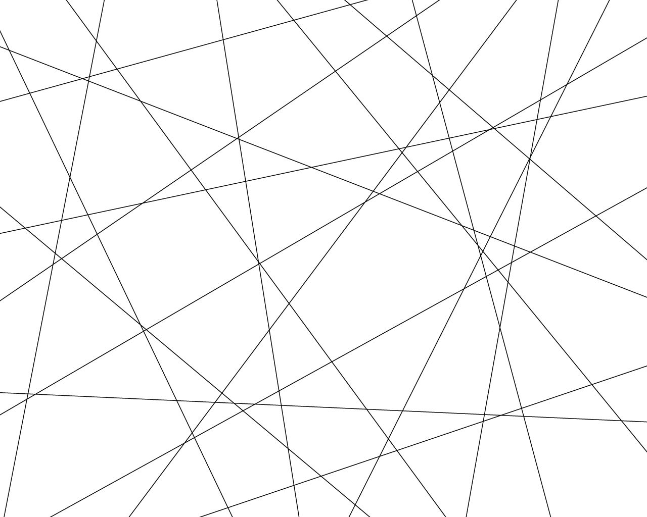 A web of black lines on a white background - 1280x1024