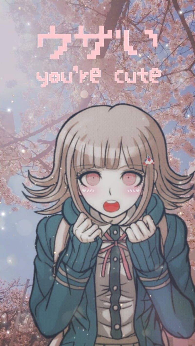 Chiaki Nanami, aesthetic, anime, cute, danganronpa hope, HD phone wallpaper