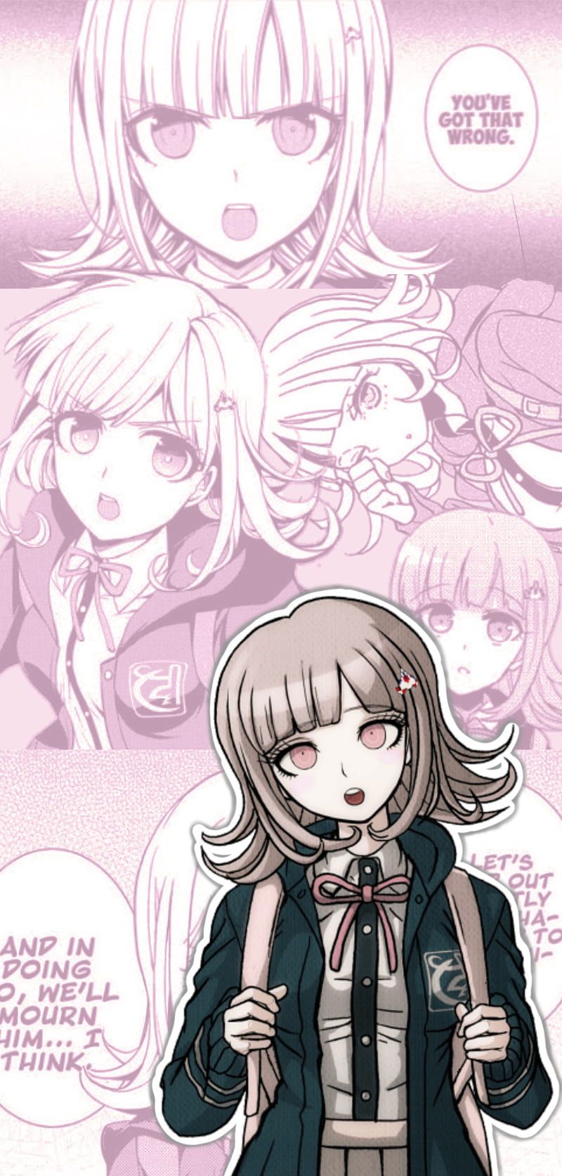 A comic book with anime characters - Danganronpa