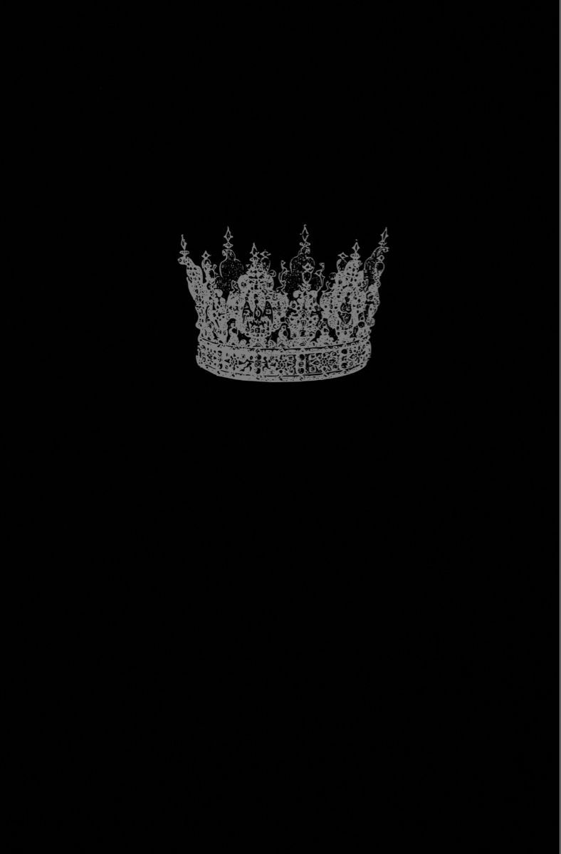 A black and white picture of the crown - Crown