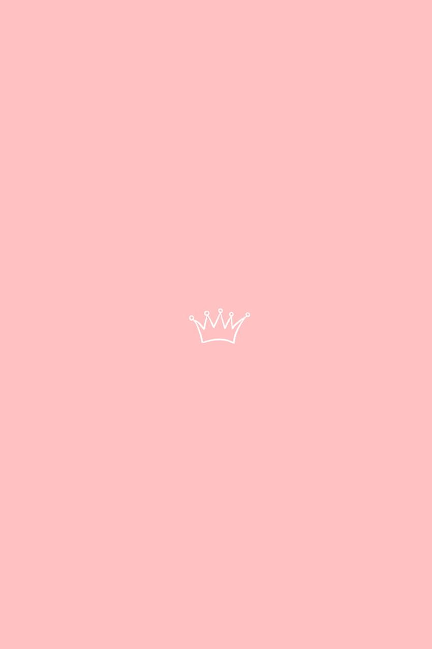 A crown on pink background - Crown