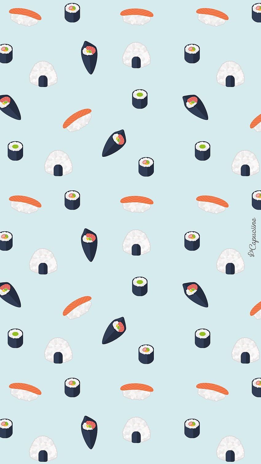 Cute Sushi, kawaii sushi HD phone wallpaper