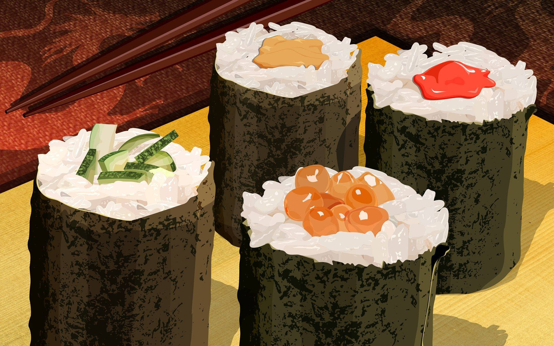 Download Anime Maki Sushi Wallpaper
