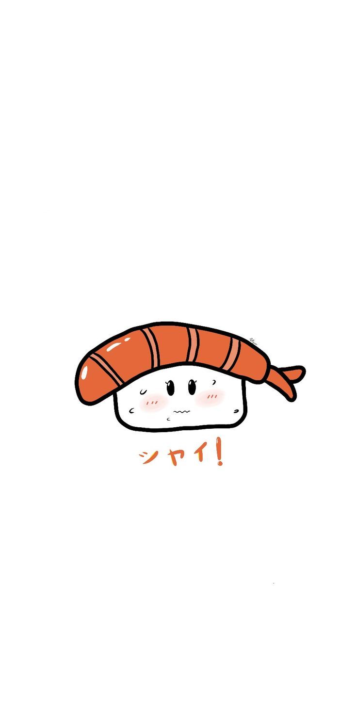 A sushi roll cartoon character wallpaper - Sushi