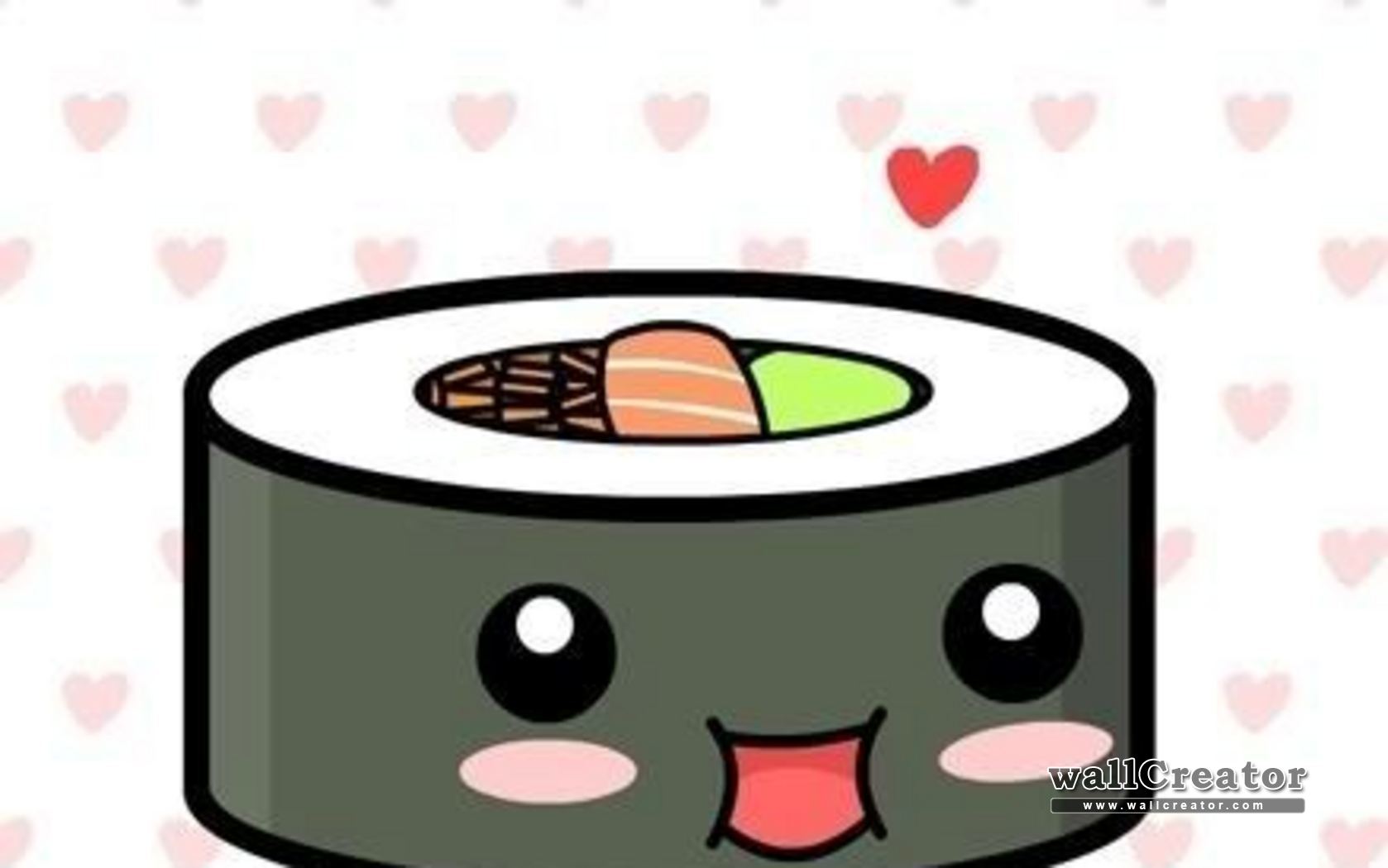 Kawaii Sushi Wallpaper