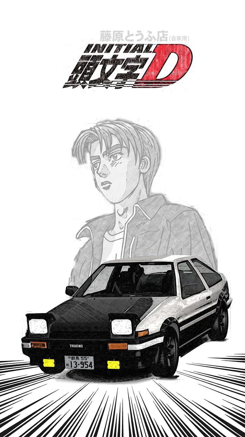 As promised, here's some of my initial D art, initial d toyota trueno HD phone wallpaper