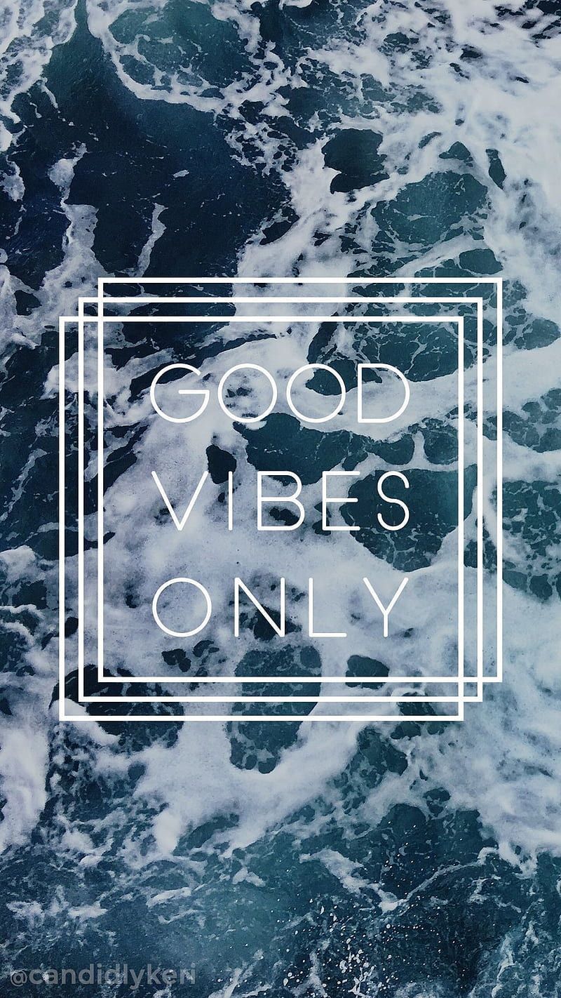Good vibes only wallpaper you can download for free on the blog! - Positive